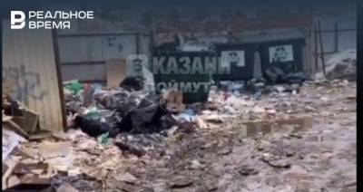 Соцсети: житель Казани обнаружил свалку на улице Баумана