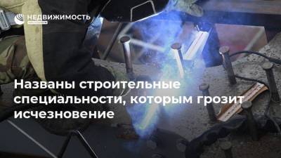 Названы строительные специальности, которым грозит исчезновение - realty.ria.ru - Москва - Инград - Строительство