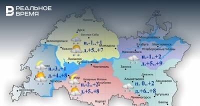 Сегодня в Татарстане ожидается снег и до +9 градусов