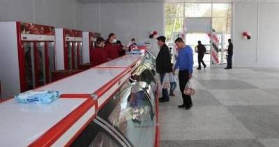 В районе Сино города Душанбе открыт магазин по реализации мяса