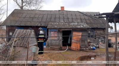 Столетнюю сельчанку спасли при пожаре в Шарковщинском районе
