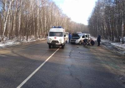 В Рыбновском районе произошло ДТП с пострадавшими