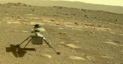 Вертолет Ingenuity пережил свою первую ночь на Марсе