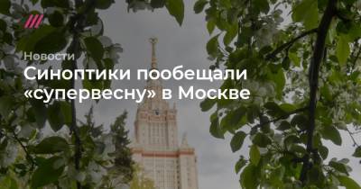 Синоптики пообещали «супервесну» в Москве