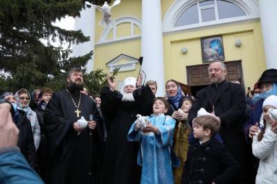 Православные липчане отмечают Благовещение