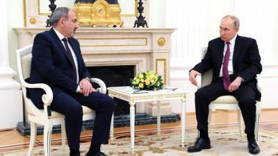 Путин и Пашинян начали переговоры в Москве