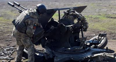 Украинские зенитчики провели тренировку в зоне ООС