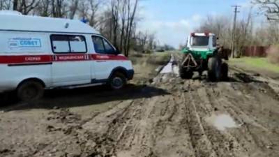 Пациент не дождался скорой из-за плохой дороги в Ростовской области