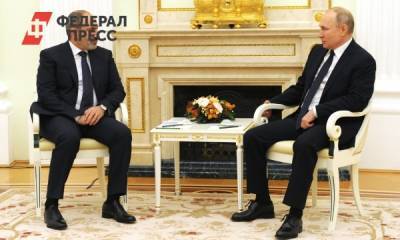 Встреча Путина с Пашиняном в Москве: главное
