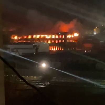 Пожар на складе в подмосковных Люберцах на площади 6.000 полностью локализован
