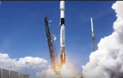 SpaceX вывела на орбиту очередную группировку интернет-спутников Starlink (ВИДЕО)