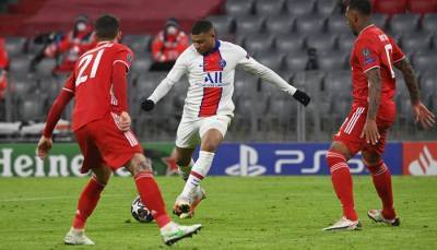 ПСЖ на выезде обыграл Баварию в четвертьфинале Лиги чемпионов