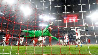 «ПСЖ» обыграл «Баварию» в первом матче четвертьфинала Лиги чемпионов
