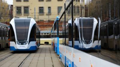 Собянин: обновление парка трамваев в Москве завершится к 2024 году