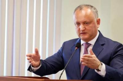 Додон: У Молдавии внутренняя изоляция — президента от граждан