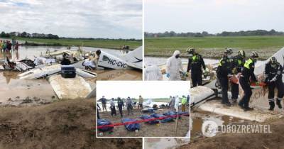 В Эквадоре разбился самолет: все люди на борту погибли. Фото ЧП