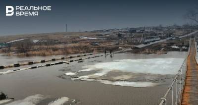 В Татарстане подтопило еще один низководный мост