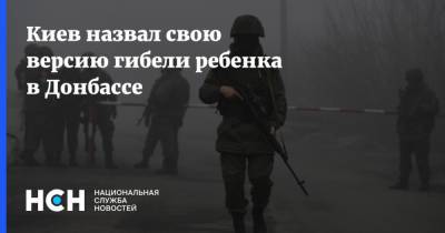 Киев назвал свою версию гибели ребенка в Донбассе