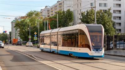 До 10 мая в Москве заработают все закрытые трамвайные пути