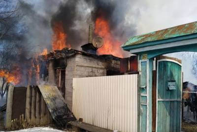 Жилой дом сгорел вместе с хозяином в Чувашии