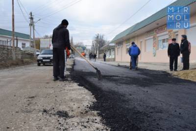 В селе Карабудахкент в 2020 году отремонтировали улицы на 41 млн рублей