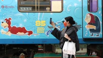 В Московском метро запустили поезд к 85-летию «Союзмультфильма»