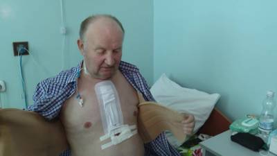 Новости на "России 24". От всего сердца: пациент, которому сделали операцию во время пожара, благодарит врачей