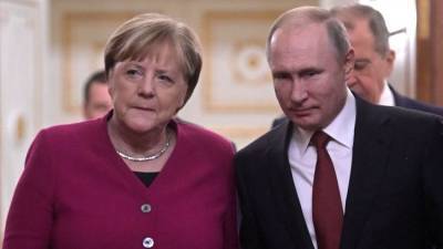Путин и Меркель обсудили эскалацию конфликта в Донбассе