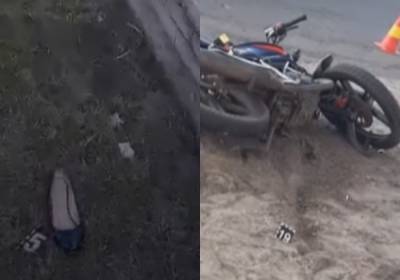 Две юные сестры разбились на мотоцикле, младшую спасают врачи: детали и кадры трагедии на Волыни