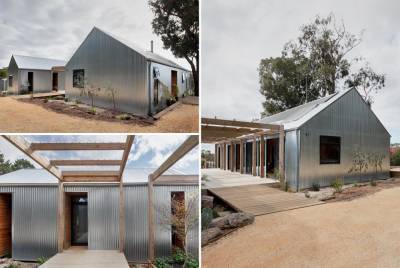 Блестящий дом: минималистичное жилье с металлическим сайдингом, которое невозможно не заметить - 24tv.ua - Австралия