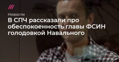 В СПЧ рассказали про обеспокоенность главы ФСИН голодовкой Навального