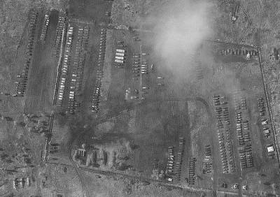 СМИ: российские военные разбили полевой лагерь у границы с Украиной