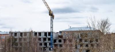 В строящемся доме в скандинавском стиле в центре Петрозаводска ведутся монолитные работы (ФОТО)