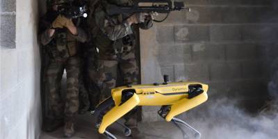 Спас солдата, сам (вроде как) умер. Французская армия испытала робопса Boston Dynamics в военных учениях — фото