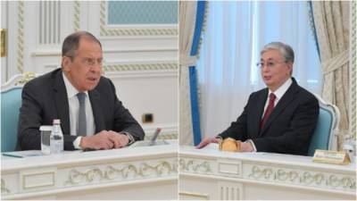Токаев и Лавров обсудили предстоящий межрегиональный форум