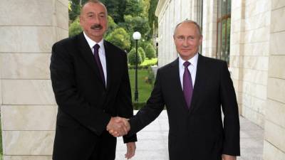 Путин и Алиев договорились об активизации контактов в различных форматах