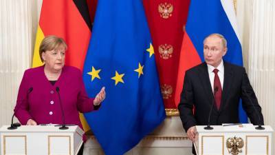 В Берлине сообщили детали переговоров Меркель и Путина