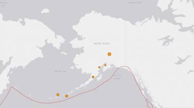 Землетрясение магнитудой 5,7 произошло на Аляске