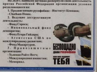СПЧ обратился в ГУВД Петербурга из-за нацистского плаката в отделе полиции