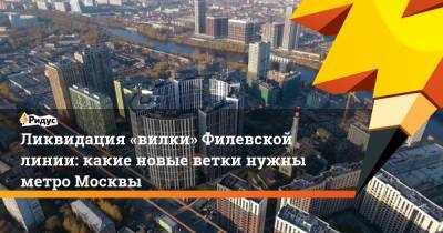 Ликвидация «вилки» Филевской линии: какие новые ветки нужны метро Москвы