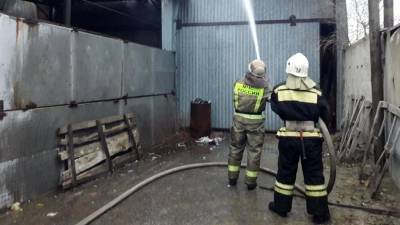 Пожар в цехе по производству дроби в Волгограде ликвидирован