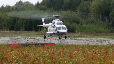 Туркменистан получил российский медицинский вертолет «Ансат».