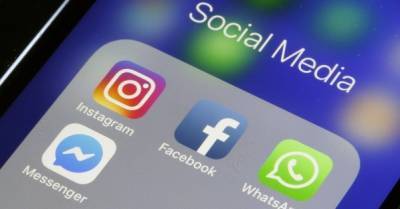 В соцсетях Facebook и Instagram был зафиксирован сбой