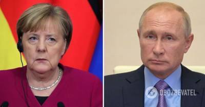 Меркель потребовала от Путина прекратить наращивать вооружение у границы с Украиной