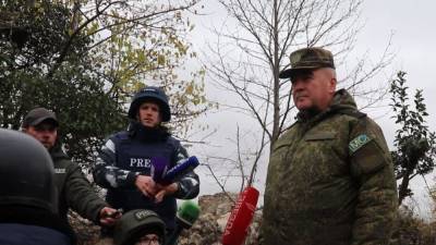 Миротворцы ВС России обеспечивают безопасность в Лачинском коридоре в Карабахе