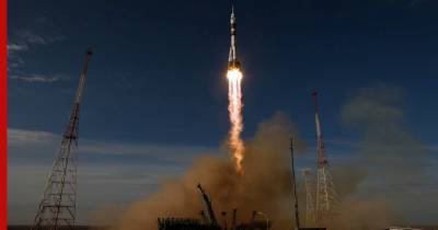 Ракета "Союз-2.1а" с кораблем "Ю. А. Гагарин" стартовала с Байконура к МКС