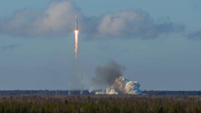 Космический корабль "Ю. А. Гагарин" с новым экипажем МКС выведен на орбиту