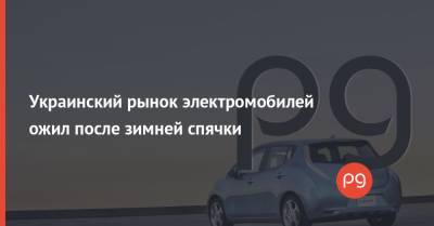 Украинский рынок электромобилей ожил после зимней спячки