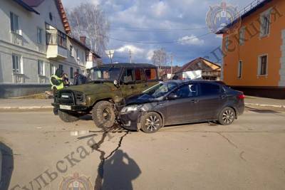 В Суворове в результате ДТП пострадали женщина с ребенком