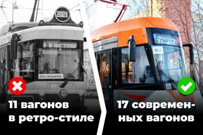 Более 2 000 нижегородцев подписали петицию против закупки 11 ретро-трамваев